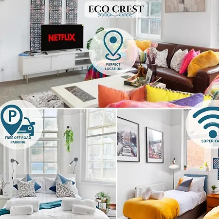 Ecocrest Stylish 2 Bedroom With Parking - Sleeps 5 Guests Nottingham Exterior photo